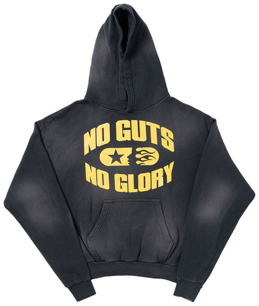 Hellstar No Guts No Glory Hoodie 'Washed Black'