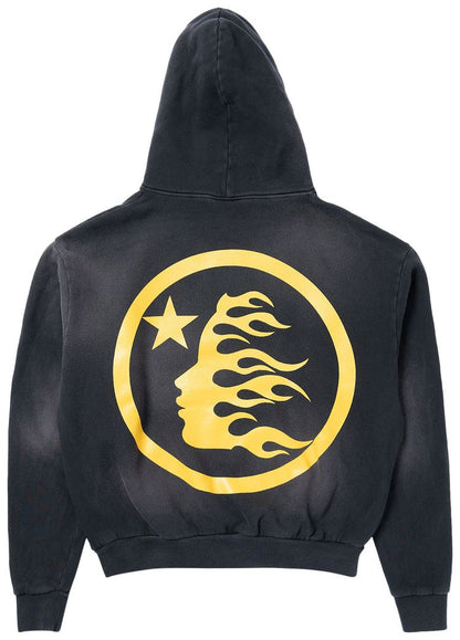 Hellstar No Guts No Glory Hoodie 'Washed Black'