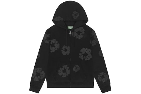 Denim Tears Mono Wreath Hoodie 'Black'