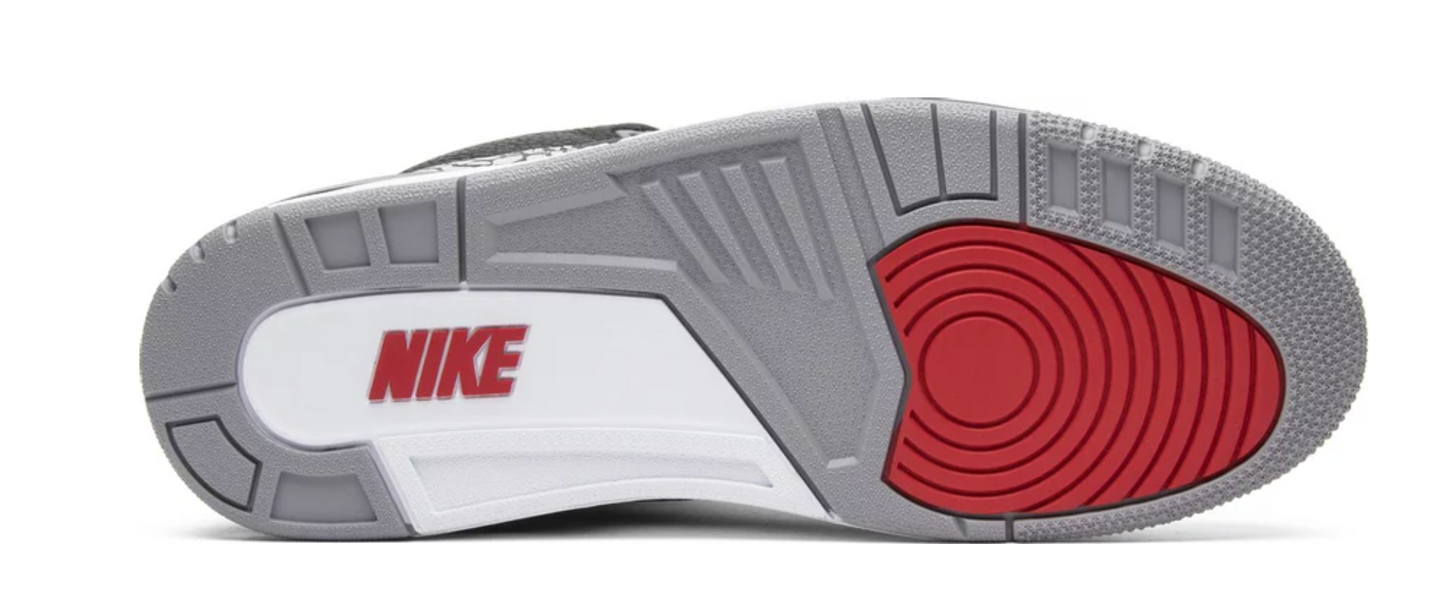 Basketball Shoes 3 Retro Black Cement - The Fashion Center