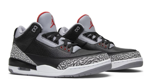 Basketball Shoes 3 Retro Black Cement - The Fashion Center