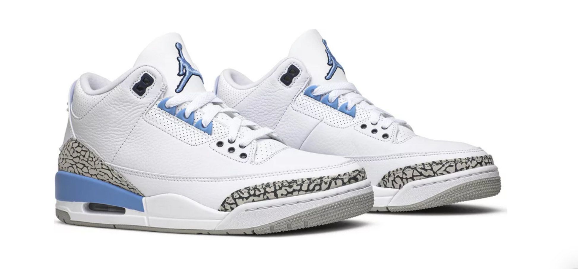 Basketball Shoes 3 Retro University Blue - The Fashion Center