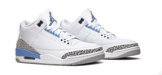 Basketball Shoes 3 Retro University Blue - The Fashion Center