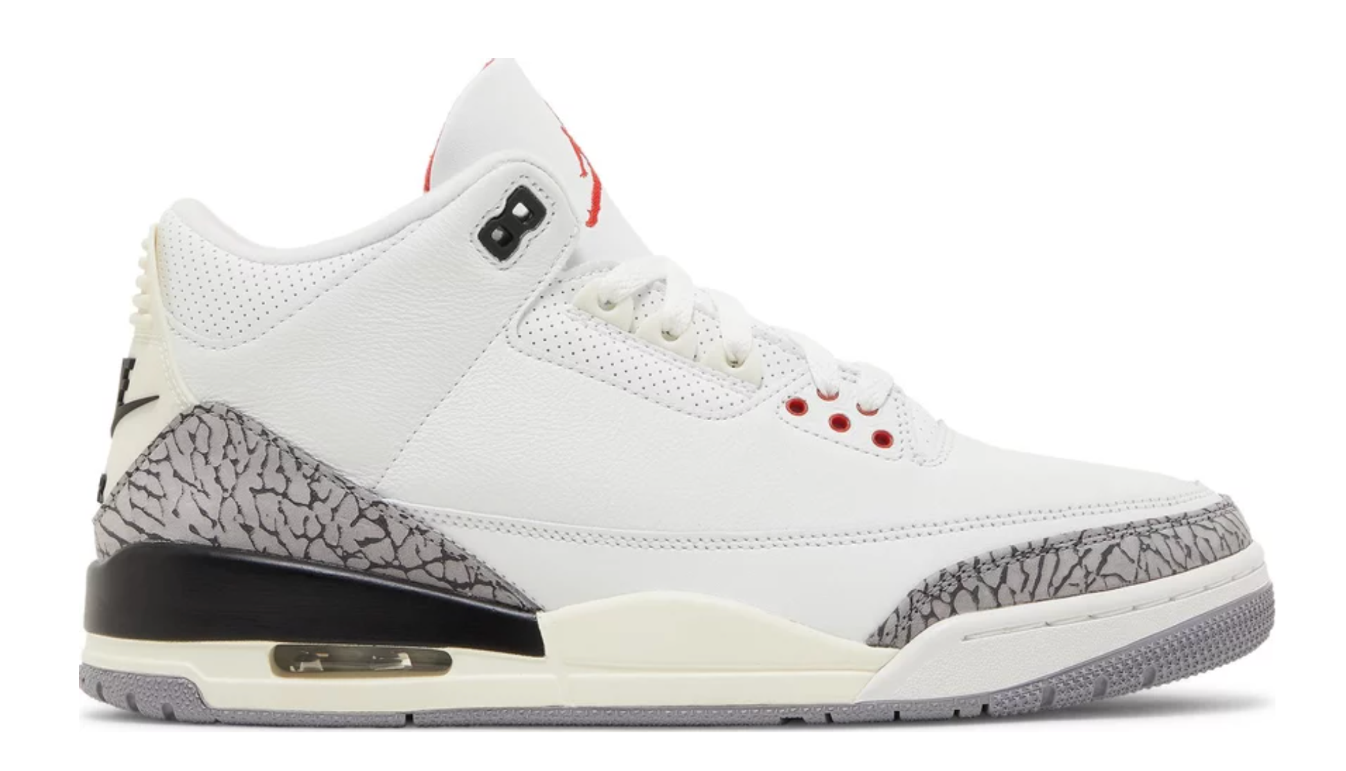 Basketball Shoes 3 Retro White Cement - The Fashion Center