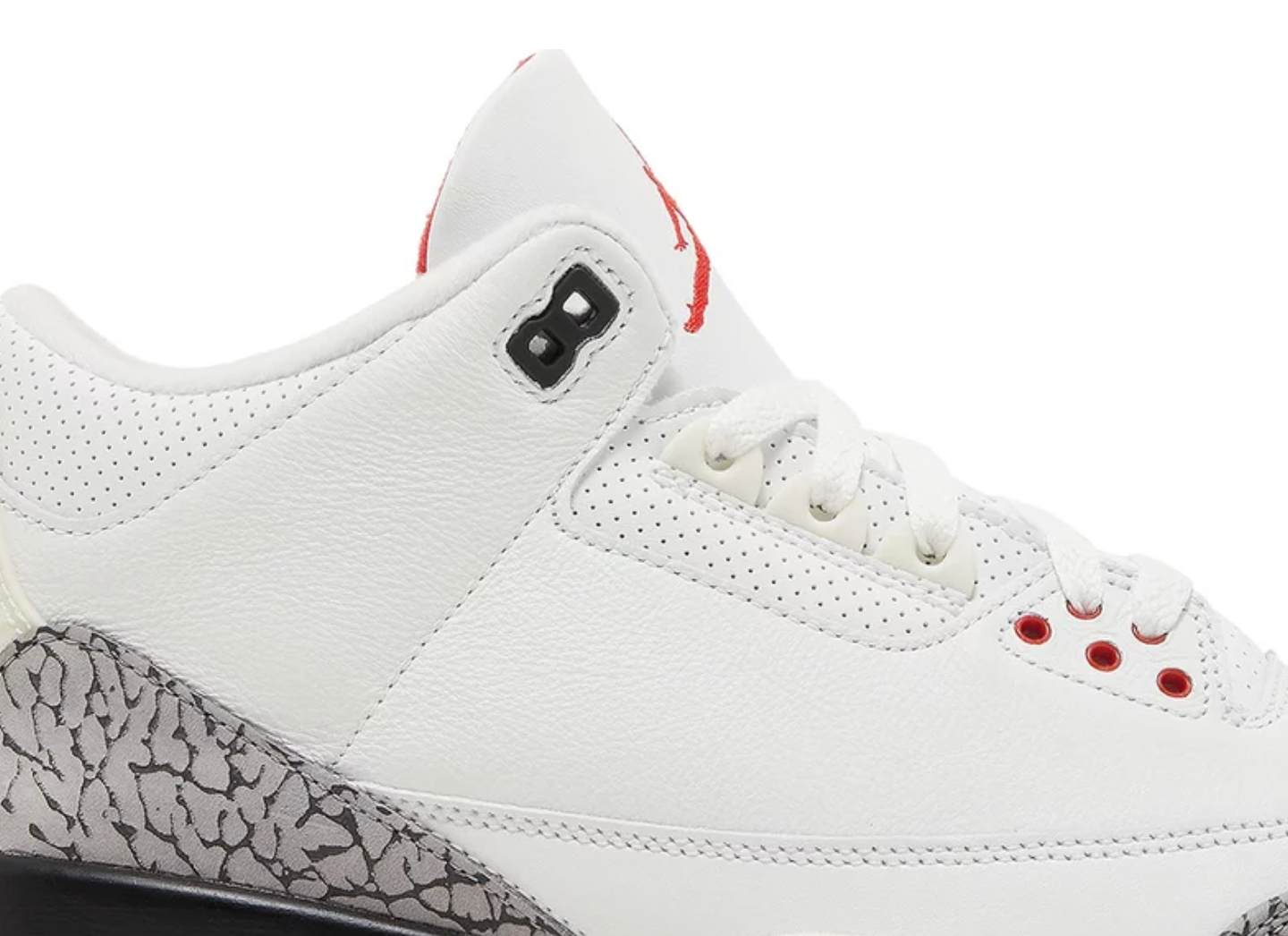 Basketball Shoes 3 Retro White Cement - The Fashion Center