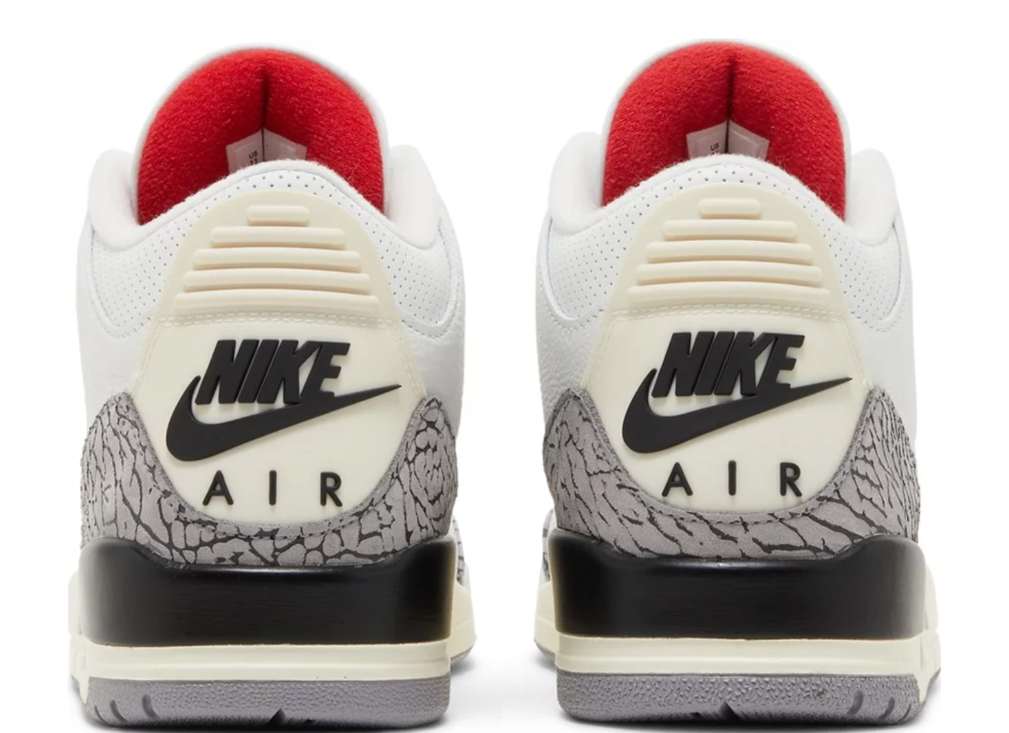 Basketball Shoes 3 Retro White Cement - The Fashion Center