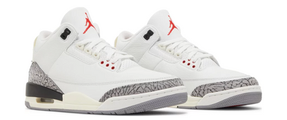 Basketball Shoes 3 Retro White Cement - The Fashion Center