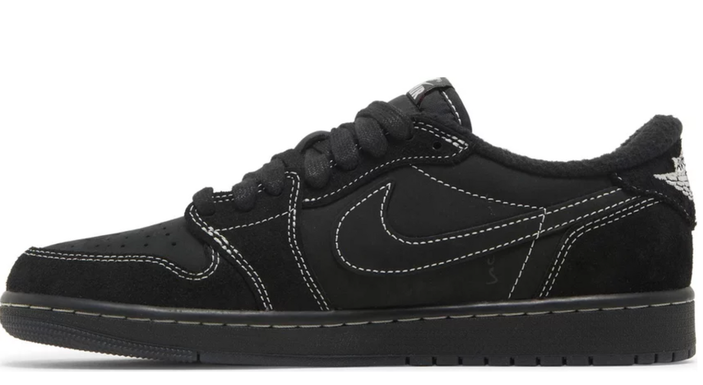 Basketball Shoes 1 Black Phantom Retro Low - The Fashion Center