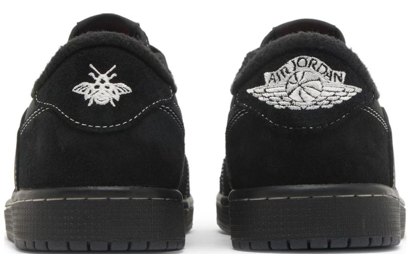 Basketball Shoes 1 Black Phantom Retro Low - The Fashion Center