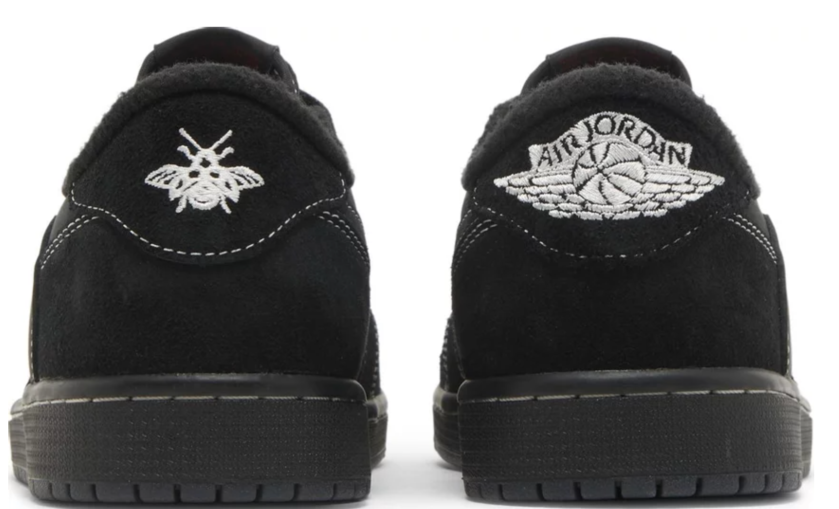 Basketball Shoes 1 Black Phantom Retro Low - The Fashion Center