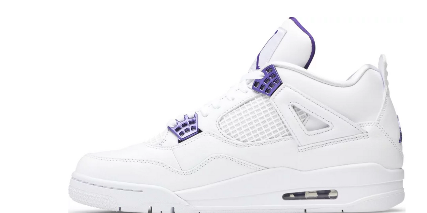 Basketball Shoes 4 Retro Purple Metallic - The Fashion Center