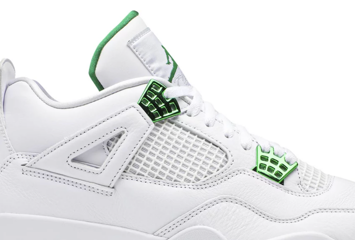 Basketball Shoes 4 Retro Metallic Green - The Fashion Center