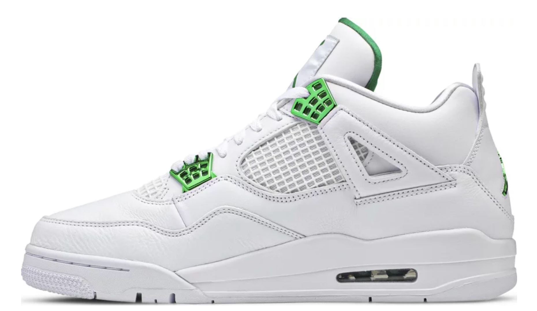 Basketball Shoes 4 Retro Metallic Green - The Fashion Center