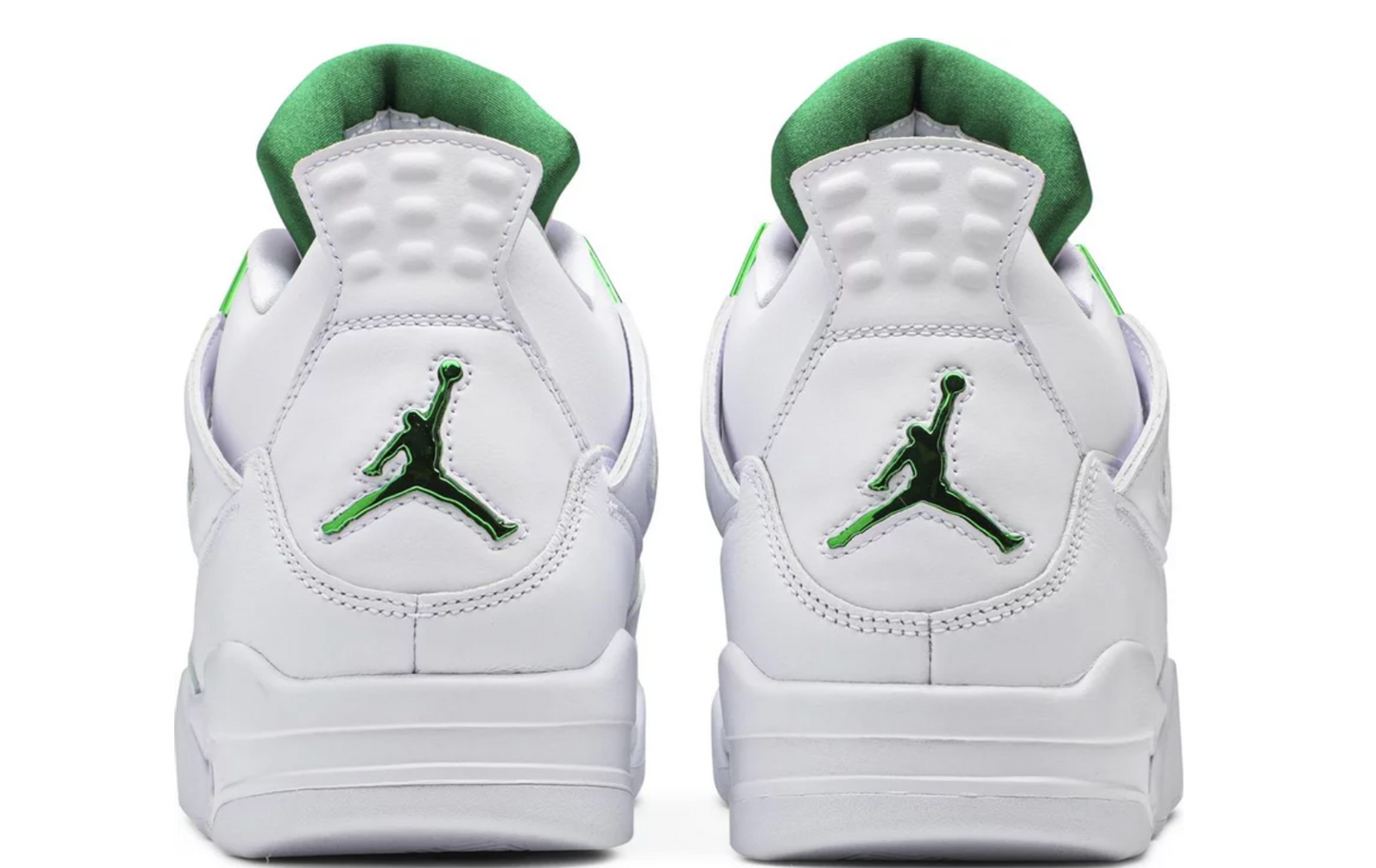 Basketball Shoes 4 Retro Metallic Green - The Fashion Center