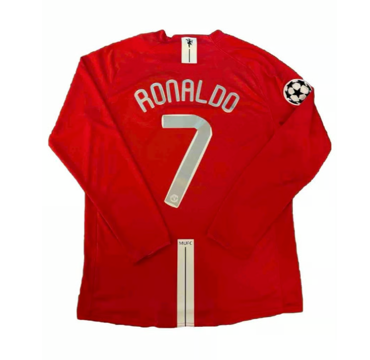 Ronaldo 2008 Champions League final long sleeved jersey - The Fashion Center