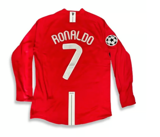 Ronaldo 2008 Champions League final long sleeved jersey - The Fashion Center