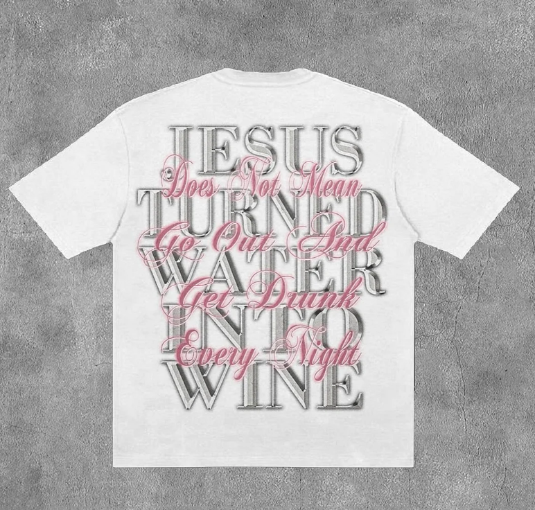 Jesus Graphic T-Shirt - The Fashion Center