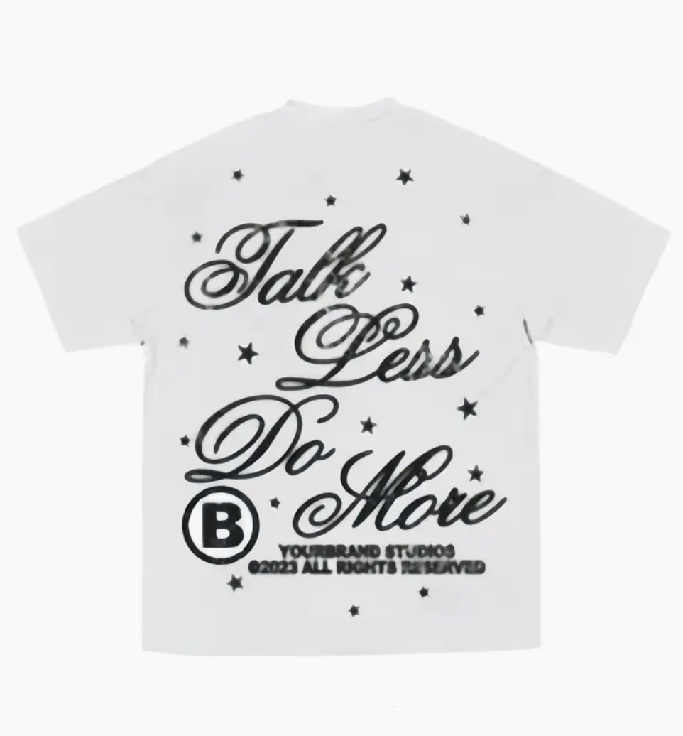 Talk Less Do More Mens Graphic Tee - The Fashion Center
