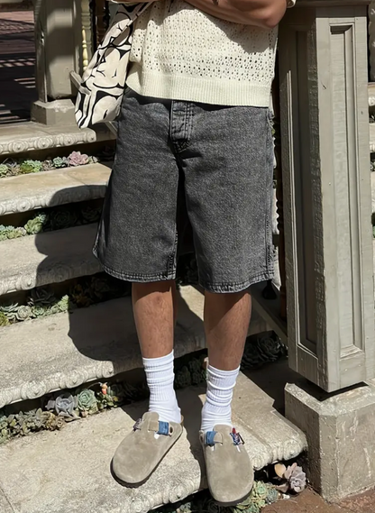 Mens Denim Jorts - The Fashion Center