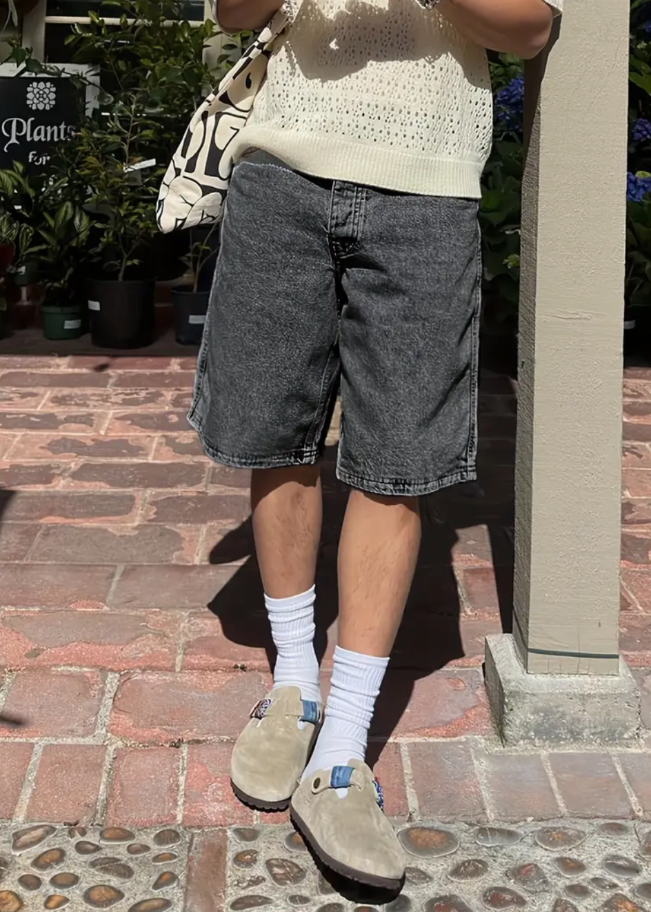 Mens Denim Jorts - The Fashion Center