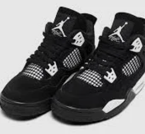 Basketball Shoes 4 Retro White Thunder - The Fashion Center