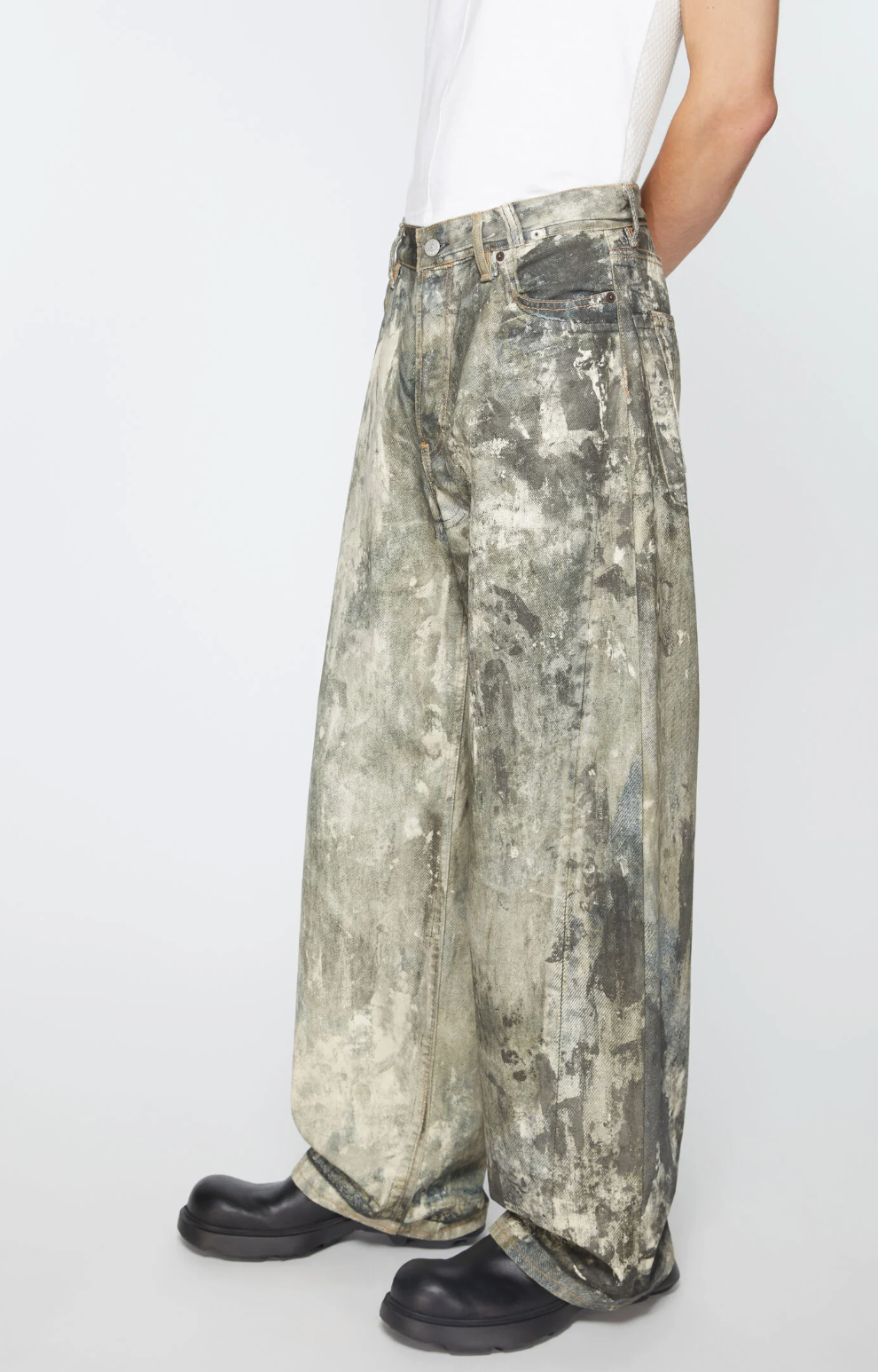 Acne Studios 1981M Loose Fit Jeans 'Cold Grey'