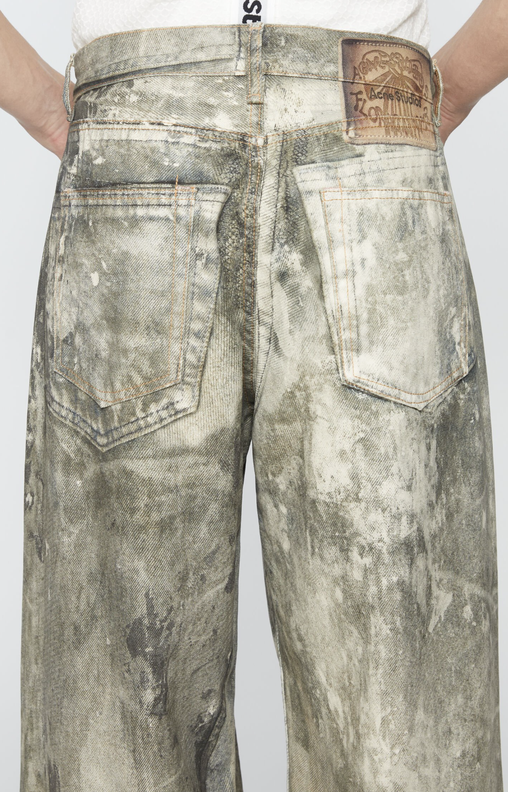 Acne Studios 1981M Loose Fit Jeans 'Cold Grey'