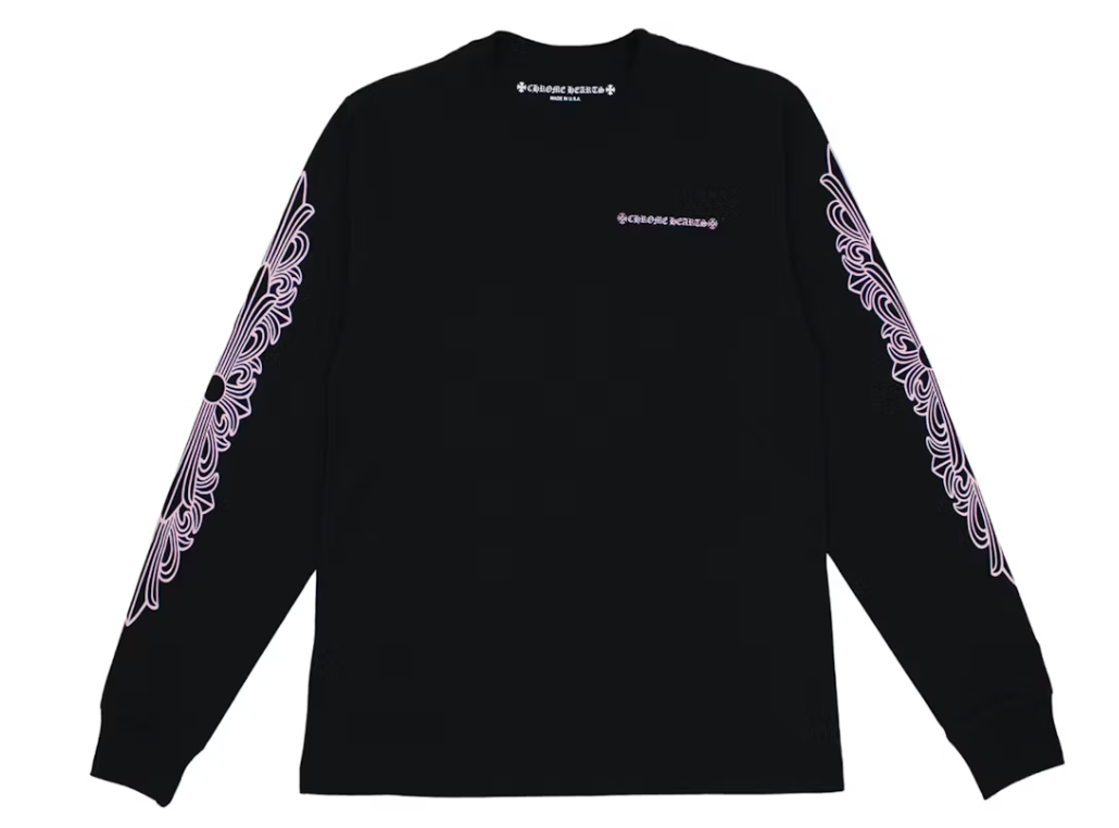 Chrome Hearts Matty Boy Shoulder Logo L/S T Shirt