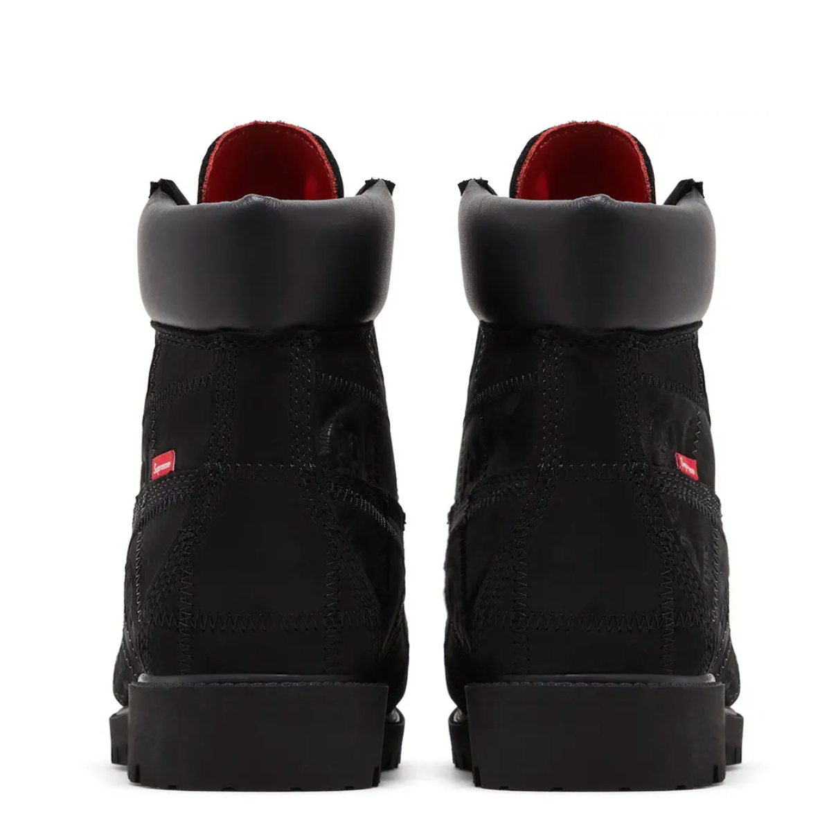 Supreme x Timberland 6 Inch Premium Waterproof Boot 'Patchwork - Black'