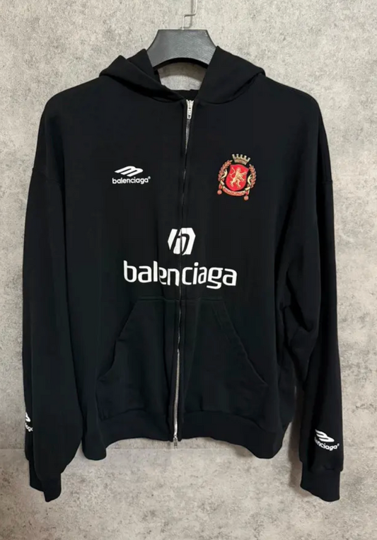 Embroidered Zip Up hoodie