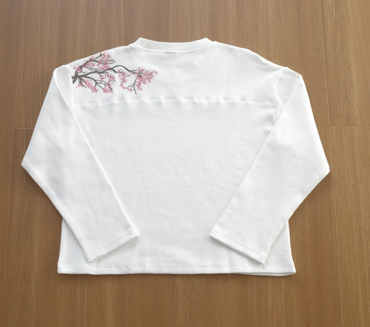 Waffle Cherry Blossom Longsleeve