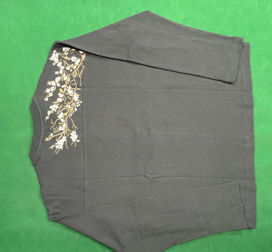 Waffle Cherry Blossom Longsleeve