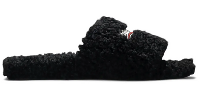 Balenciaga Furry Slides - side view - District 97 Clothing streetwear
