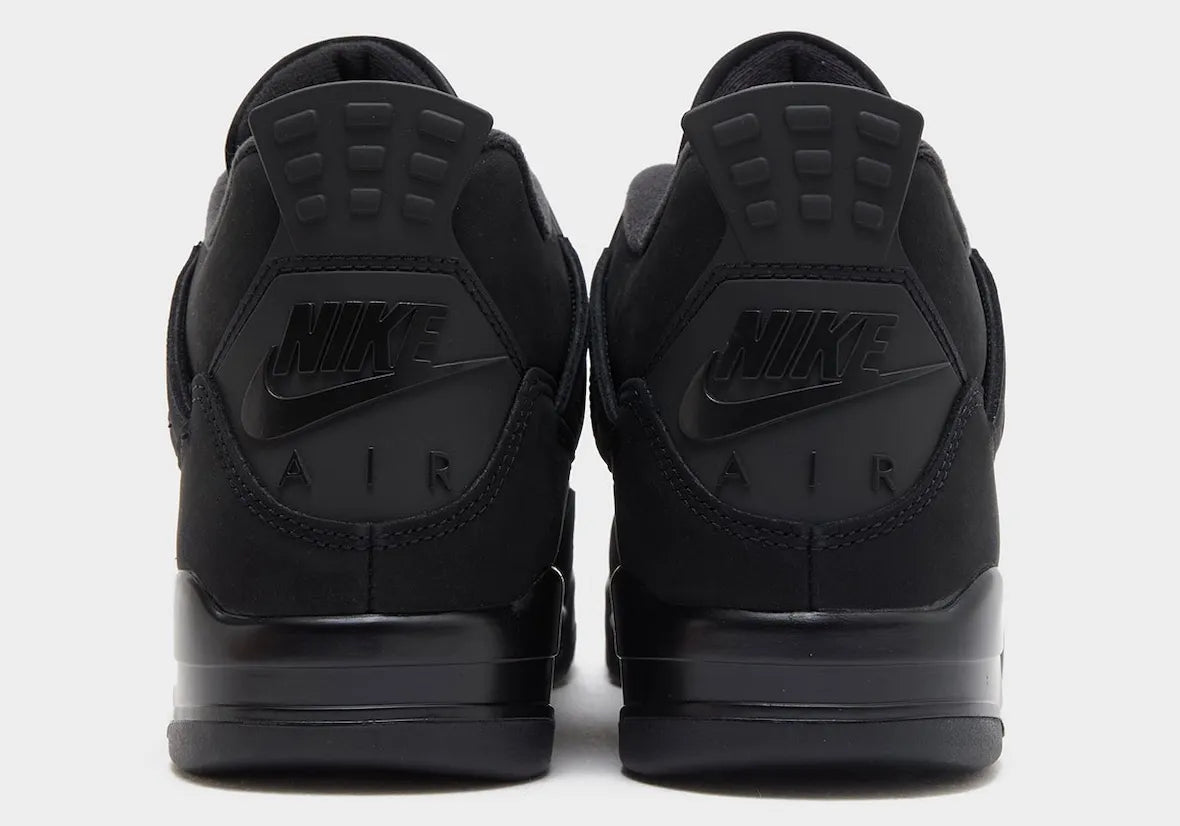 Air Jordan 4 Retro Black Cat 2025 all-black colorway - District 97 Clothing